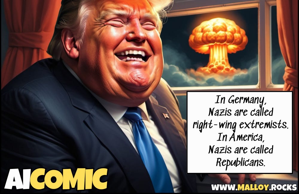 Trump ordered “more usable” nukes because he actually wanted to use nukes. That’s why Milley took precautions to prevent a nuclear war.