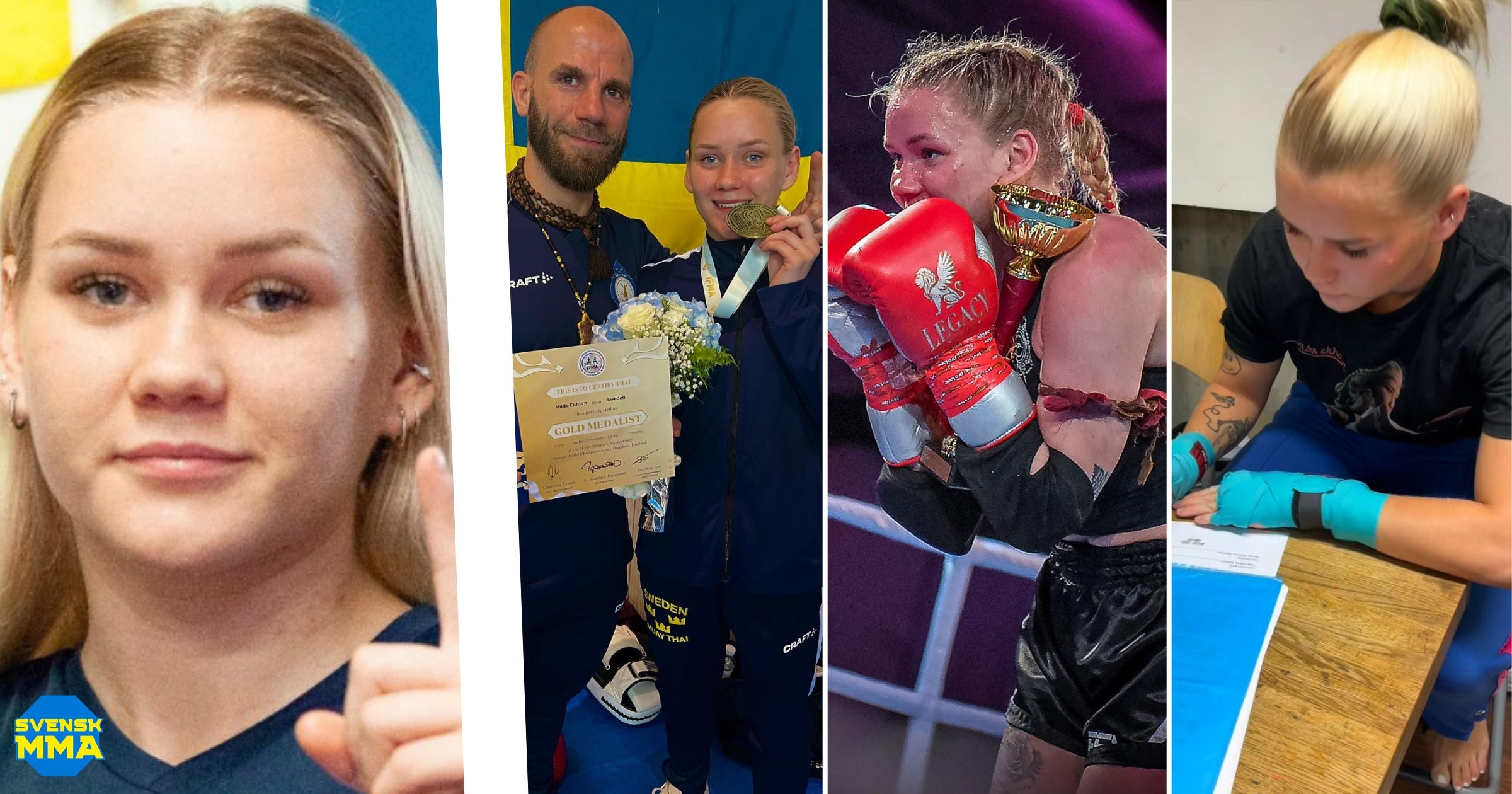 Vilda Ekhorn Muay Thai Thaiboxning Svensk MMA