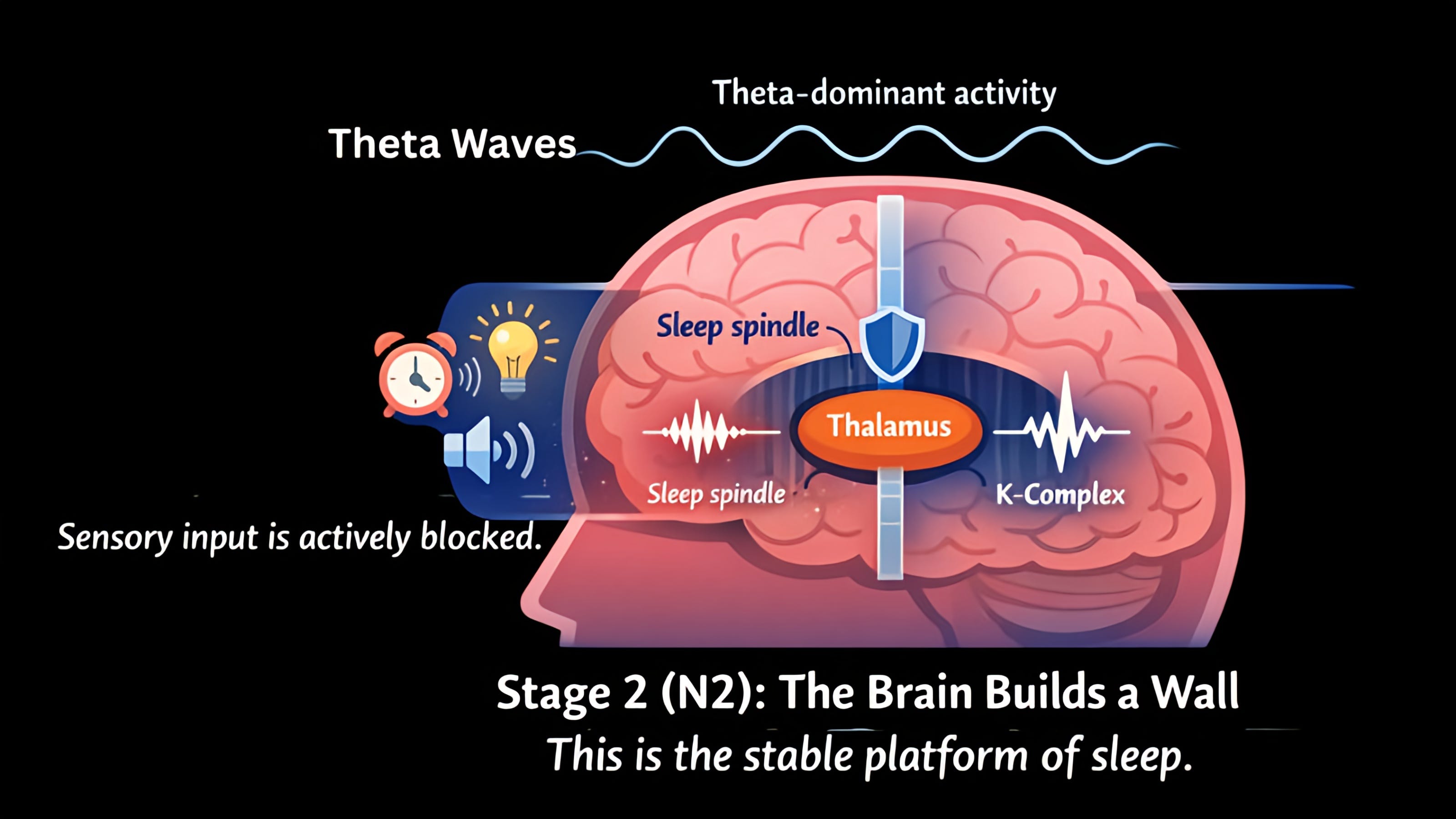 Sleep System Blocks The Hidden Choreography of Sleep: Three Brains in One Night
