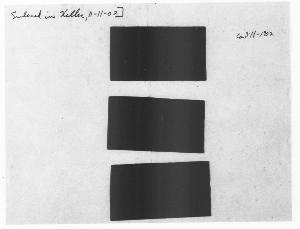 Color samples of French crushed Levant