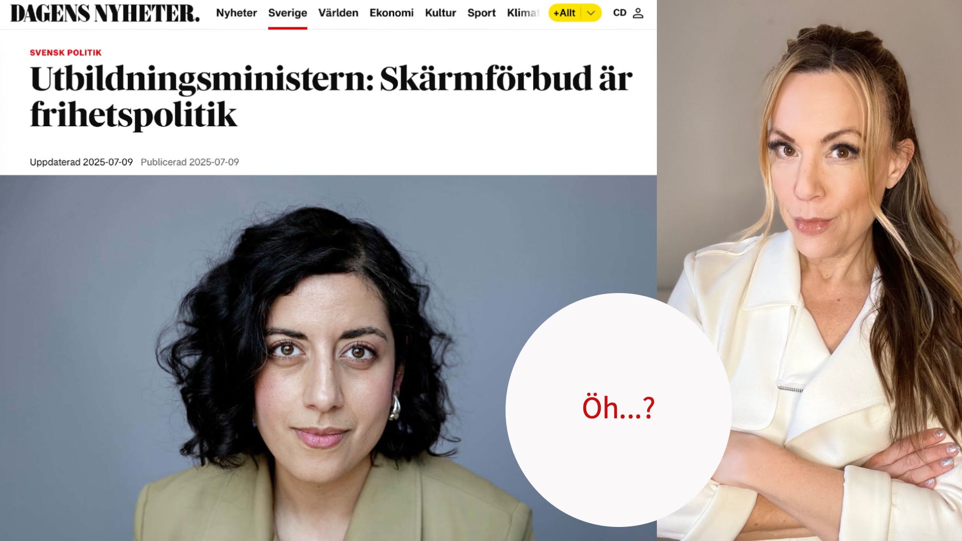 Farväl till friheten när curlande politiker styr