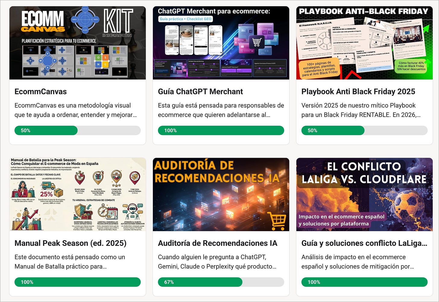 Materiales incluidos con la EcommLetter PRO Materiales incluidos con la EcommLetter PRO