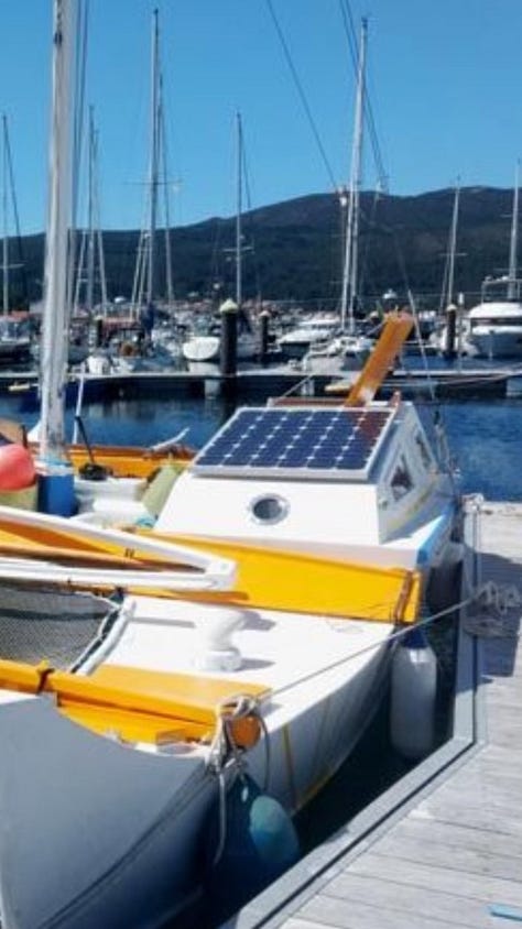 sailboat shelters on small voyaging canoes