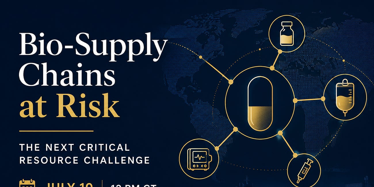 👥 econVue/HSRI Panel: Bio-Supply Chains at Risk
