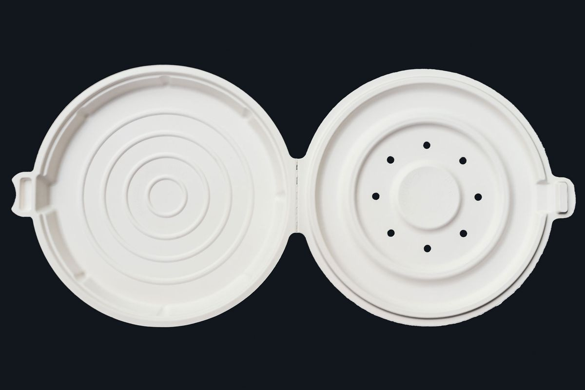 Apple pizza container Apple pizza container