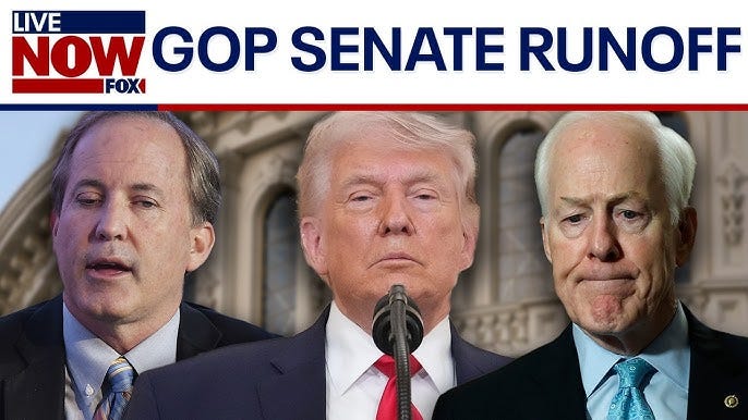 Paxton looks to unseat Cornyn after late-stage Trump endorsement Paxton looks to unseat Cornyn after late-stage Trump endorsement