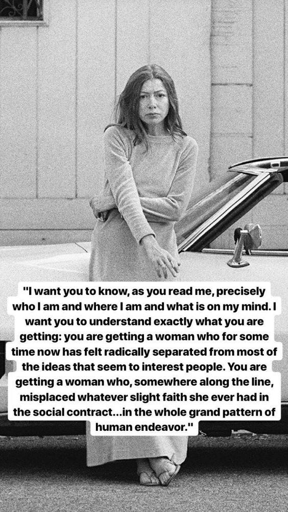 Joan Didion Joan Didion