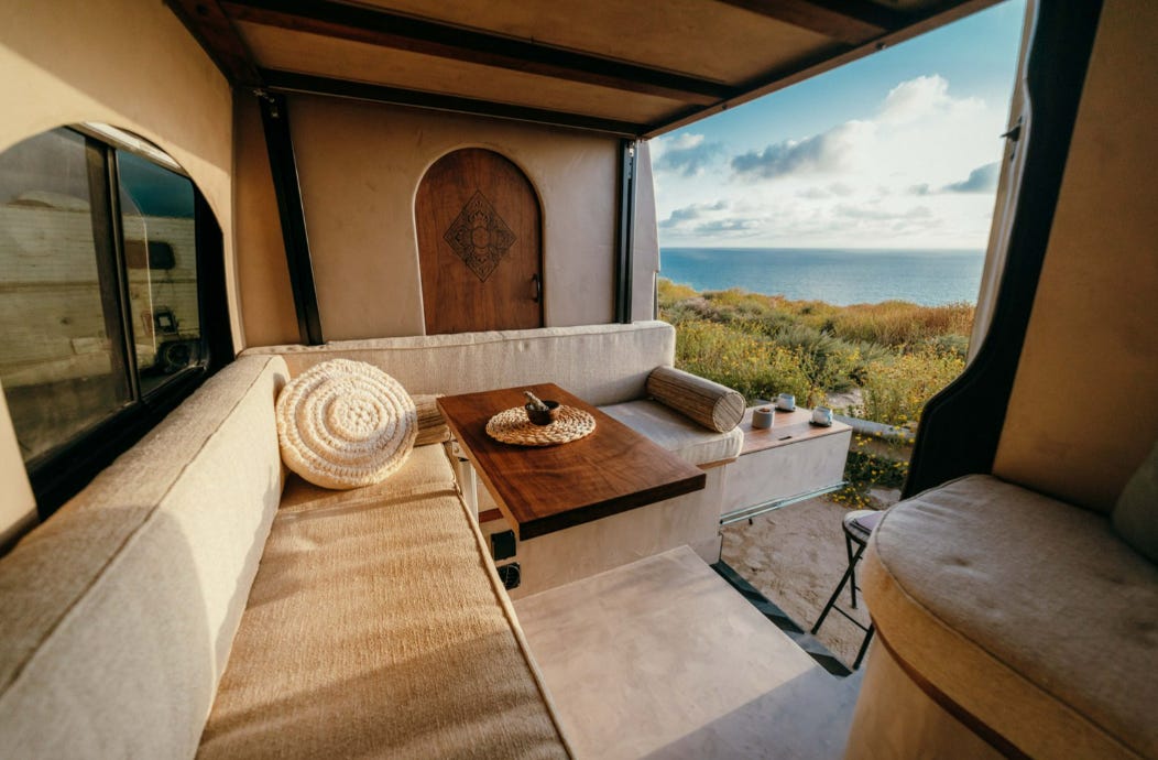 concrete oasis camper van layout