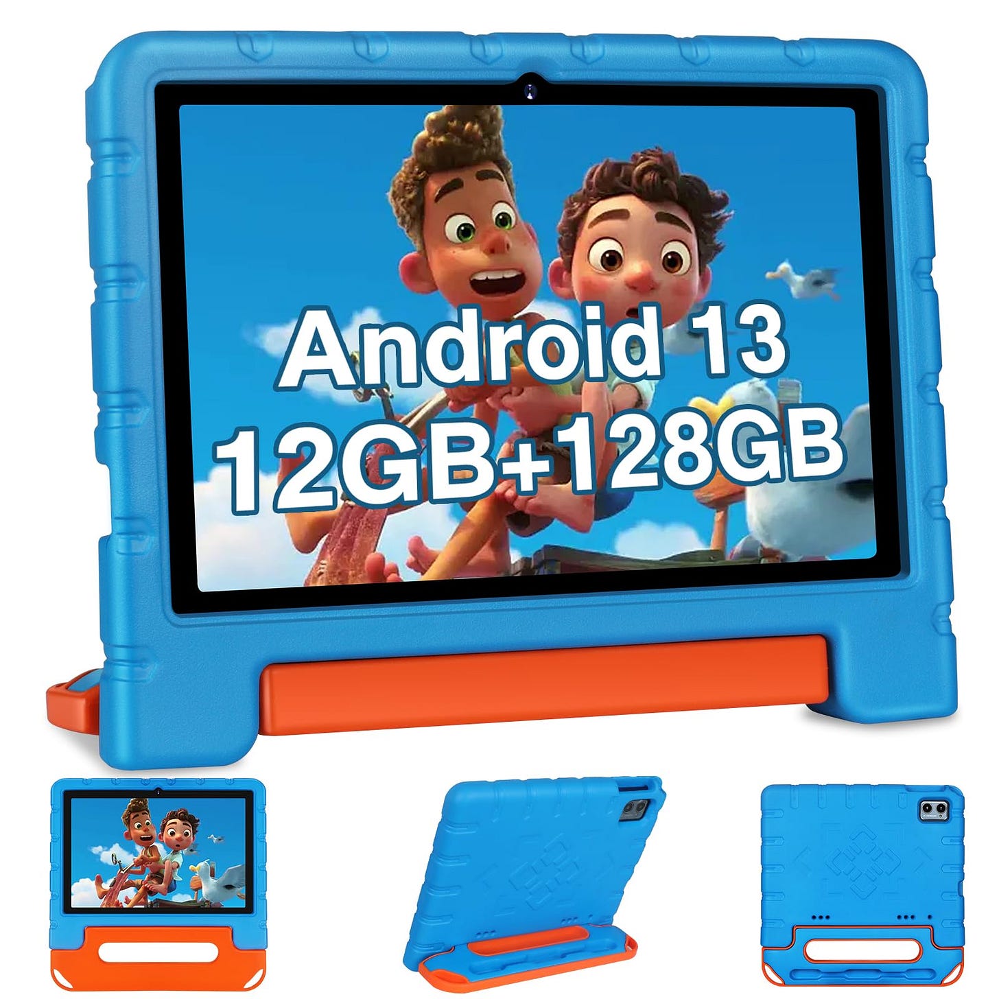 Kids Tablet 10 inch Android 13 Tablets for Kid Shockproof, 12GB+128GB,  Octa-Core, 1280 X 800 HD Touchscreen, IWAWA Pre-Installed Parental Control,  2.4G/5G WiFi, 6000mAh, Bluetooth-Blue : Amazon.ca: Electronics