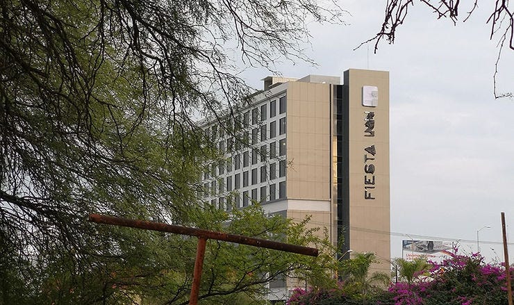 Hotel Fiesta inn plaza patio aguascalientes