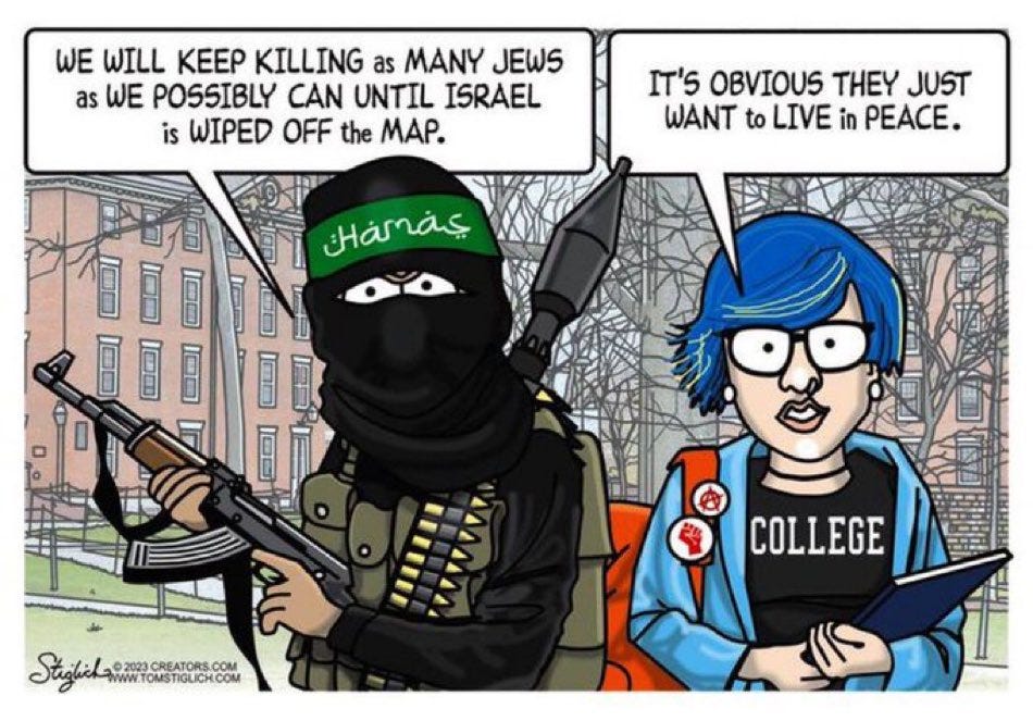 It's OBVIOUS! They just want to LIVE in PEACE...