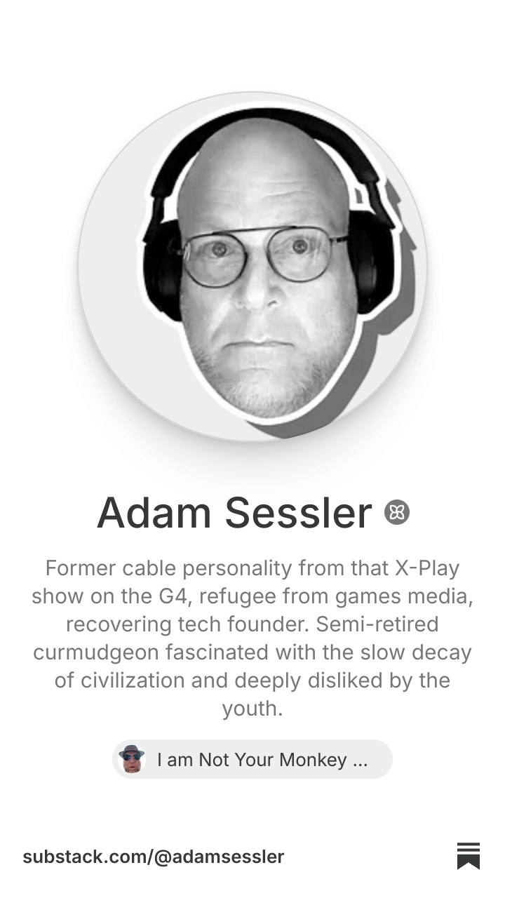 Adam Sessler | Substack