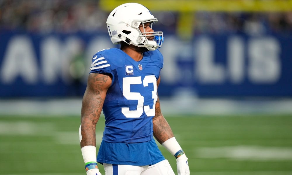 Indianapolis Colts' Shaquille Leonard's status for Week 1 unclear