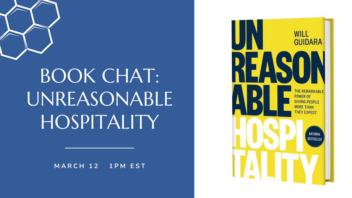 Book Chat: Unreasonable Hospitality event thumbnail