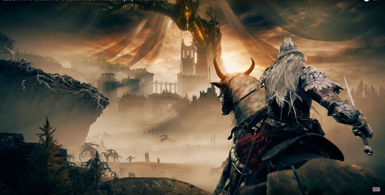 Elden Ring: Shadow of the Erdtree trailer offers deep lore, giant flaming  bosses - Ars Technica