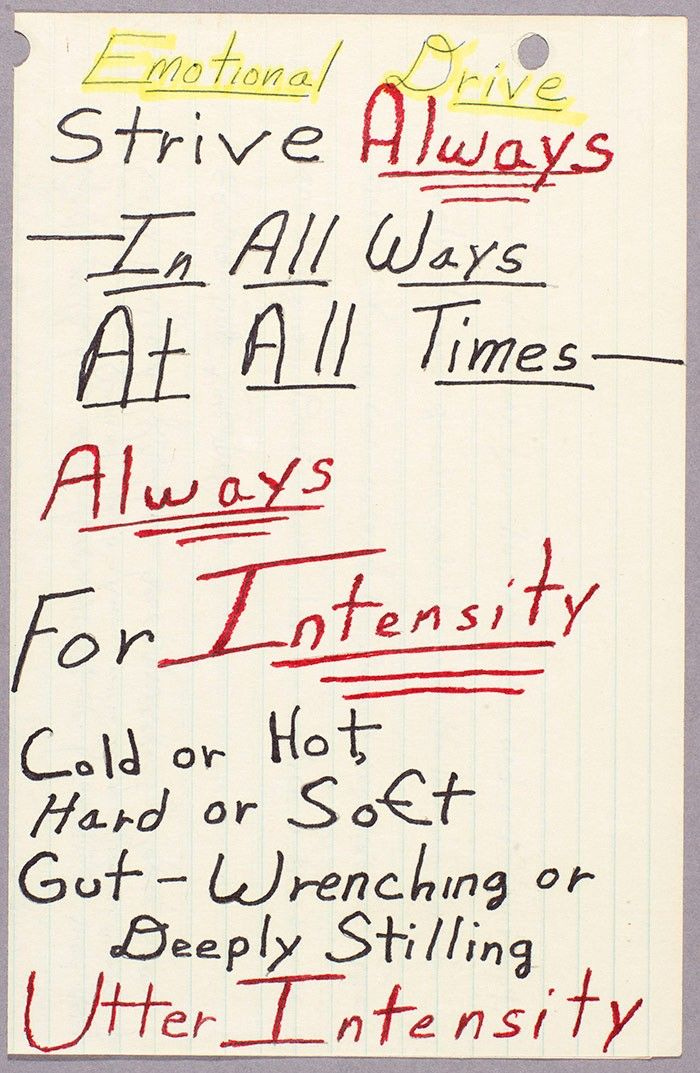 This may contain: a piece of paper with writing on it that has been written in red and yellow