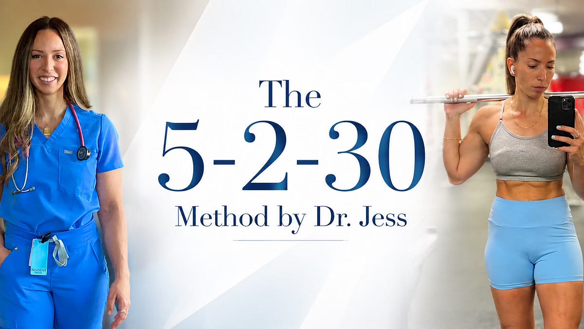 START HERE: "The 5-2-30 Method" by Doctor Jess Fitness. A Signature ...
