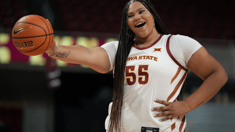Audi Crooks' journey from small-town sensation to top center unfolds at No.  8 Iowa State