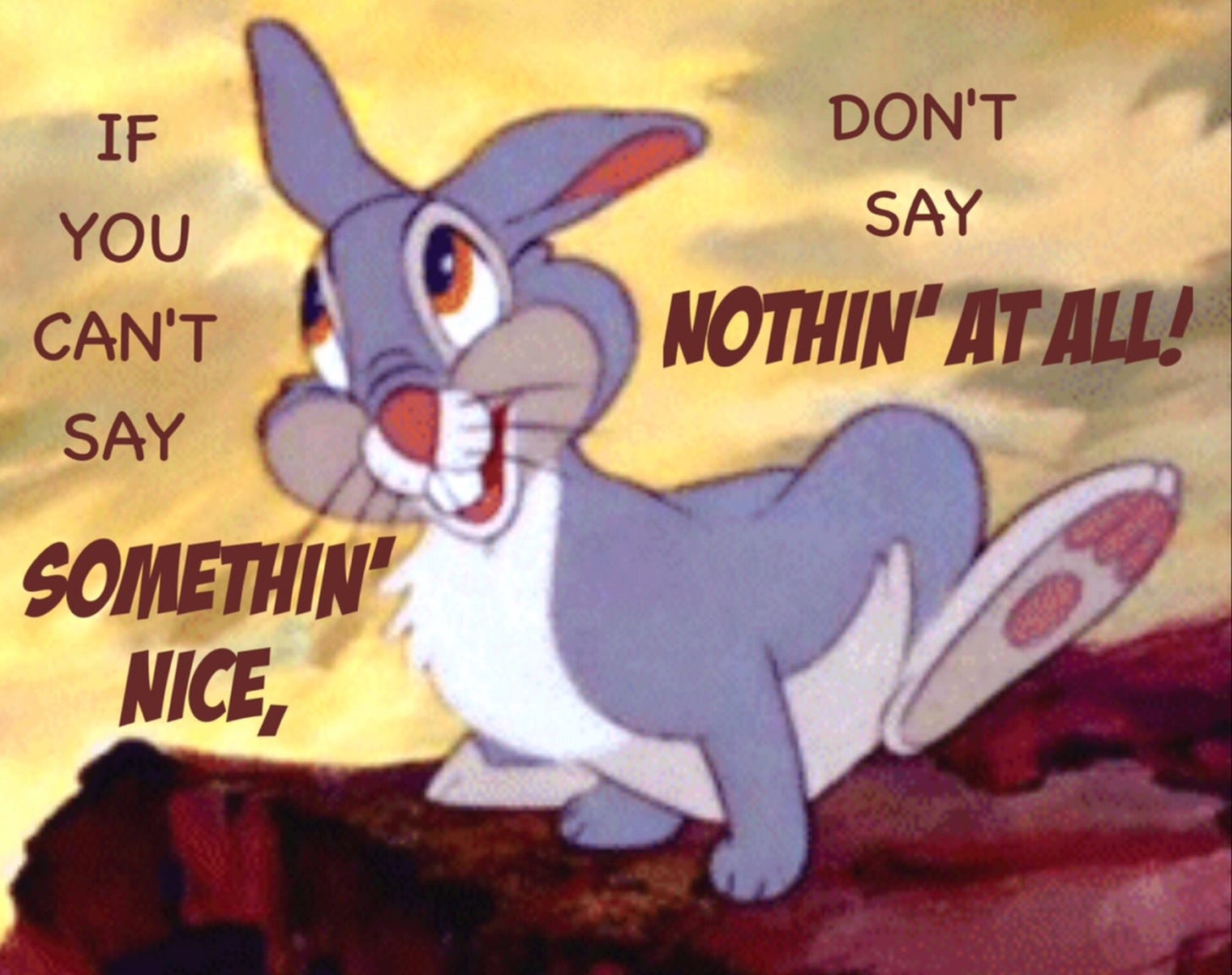 The Thumper Rule – KimPressions