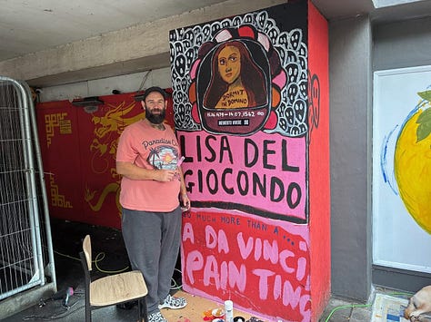 Ode to Lisa (2025) Mural by SLART.