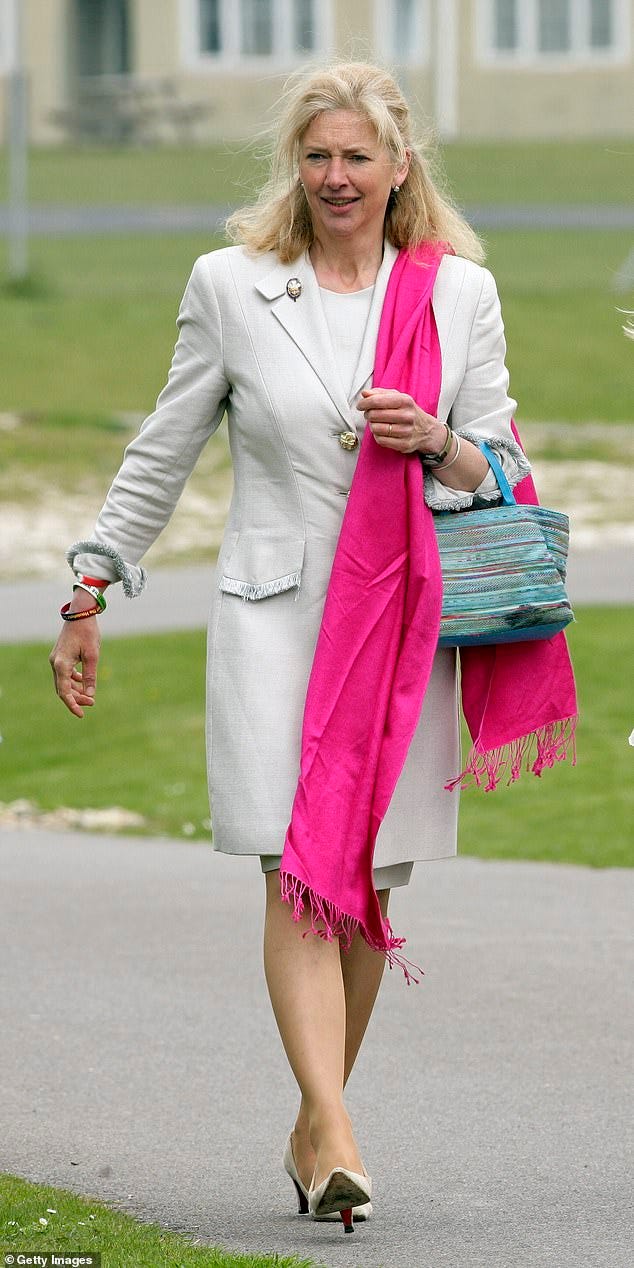 The family of former royal nanny Tiggy Legge-Bourke, who now goes under the name Alexandra Pettifer, is likely to be one of the principal beneficiaries of the wind farm scheme (she is pictured in 2010)