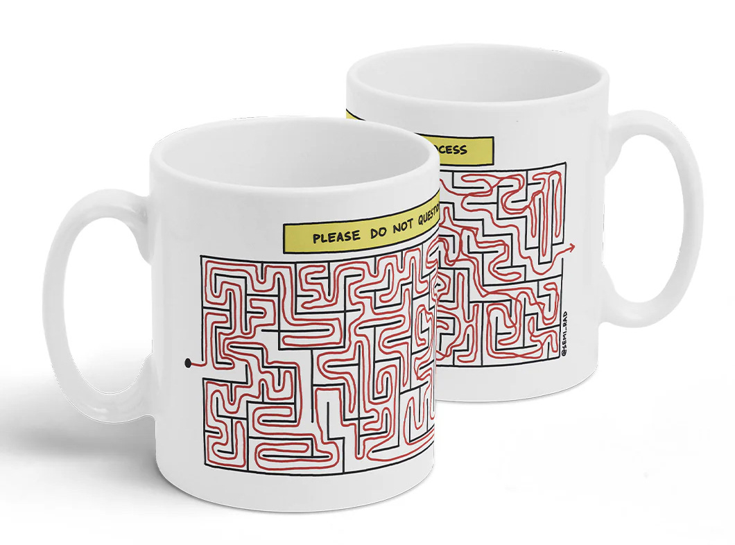 Please Do Not Question My Creative Process Coffee Mug