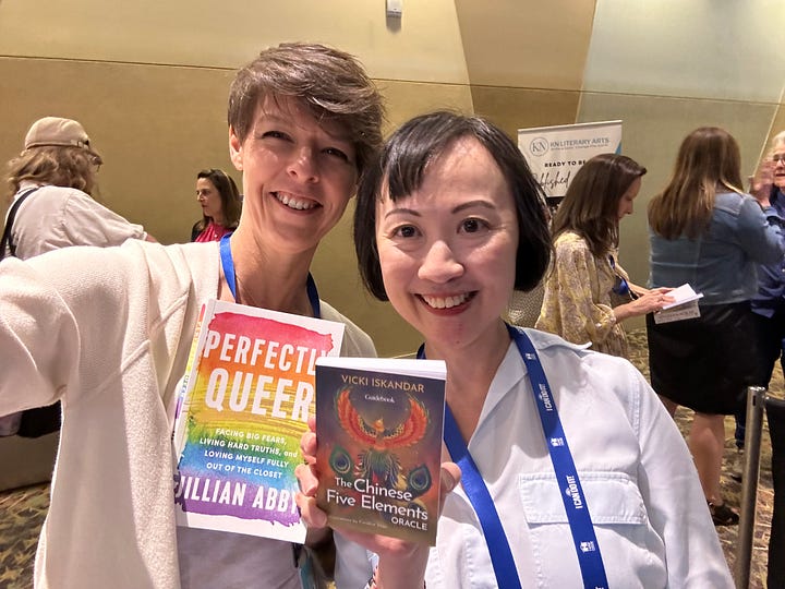 A gallery of 8 photos of author Jillian Abby and her fellow author friends including Brittany Ranew, Asha Frost, Kristin Zimmer, Alisha Das, Giovanni Washington, Alex Reegan, Nancy Levin, and Vicki Iskandar.