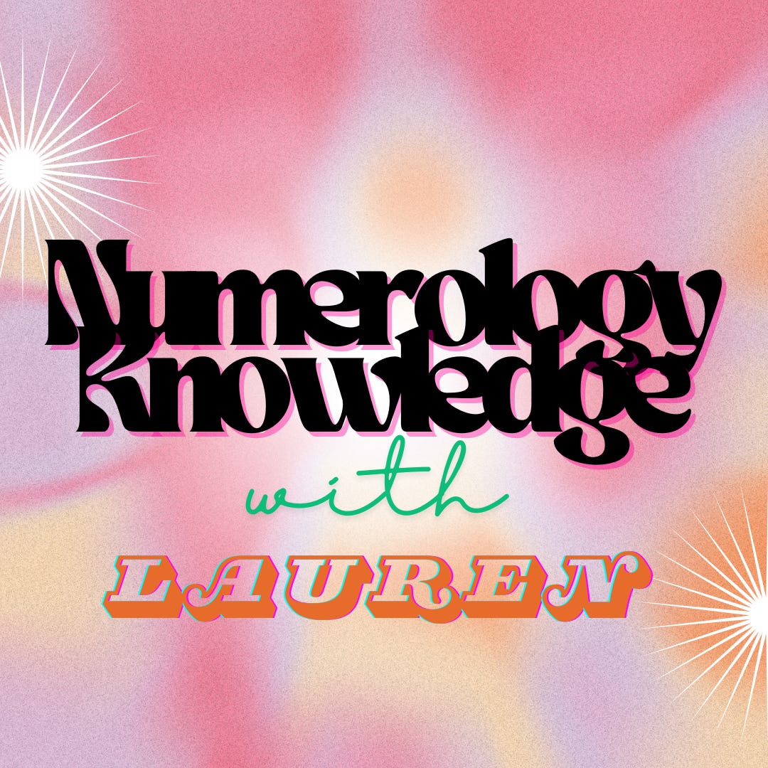 Numerology Knowledge with Lauren