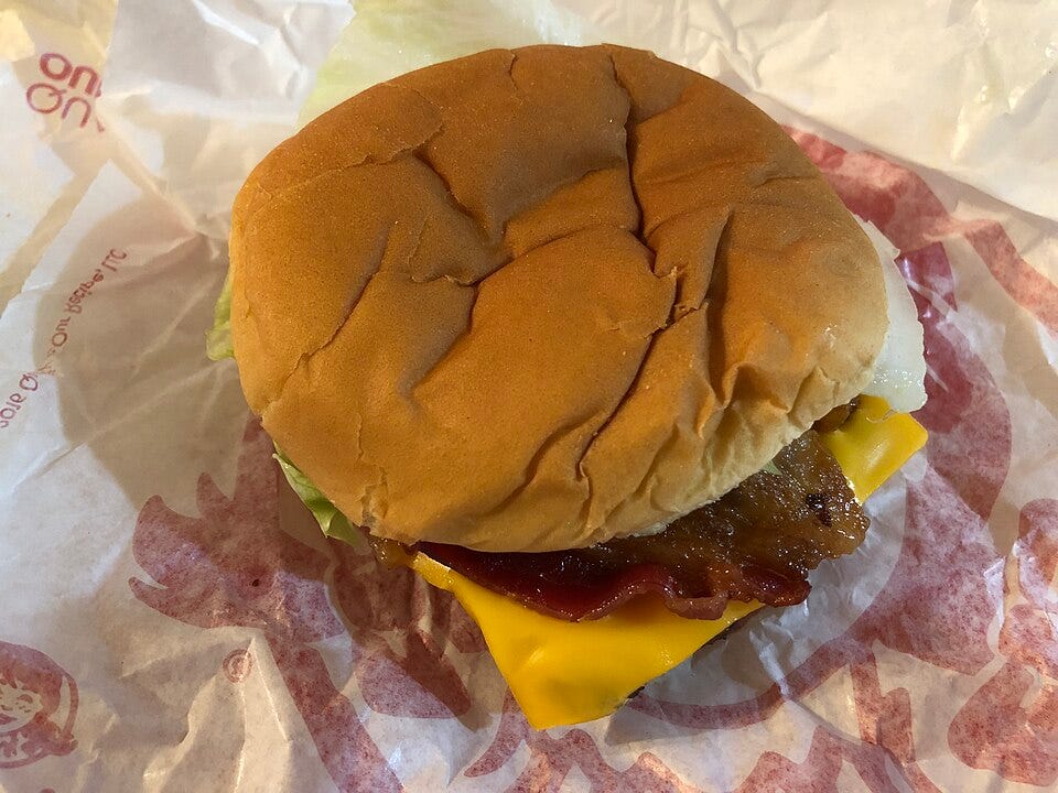 File:2019-01-23 18 34 48 A Wendy's Junior Bacon Cheeseburger in Dunn Loring, Fairfax County, Virginia.jpg