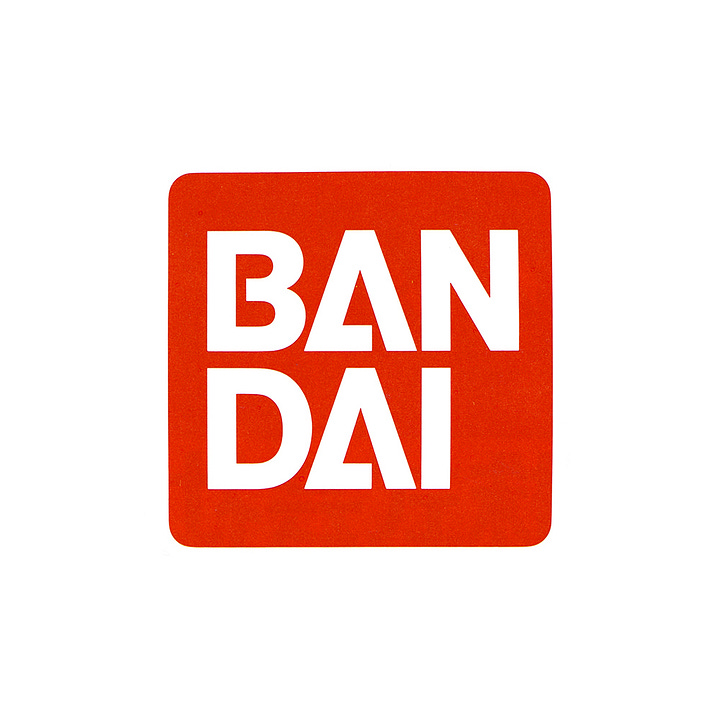 Shin Matsunaga and PAOS' 1983 logo for Japanese toy and game-maker Bandai