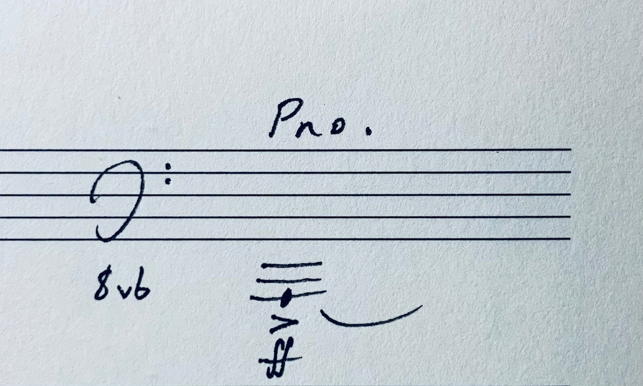 Figure 2. A piano tone sounding on Fifth Ave. Figure 2. A piano tone sounding on Fifth Ave.