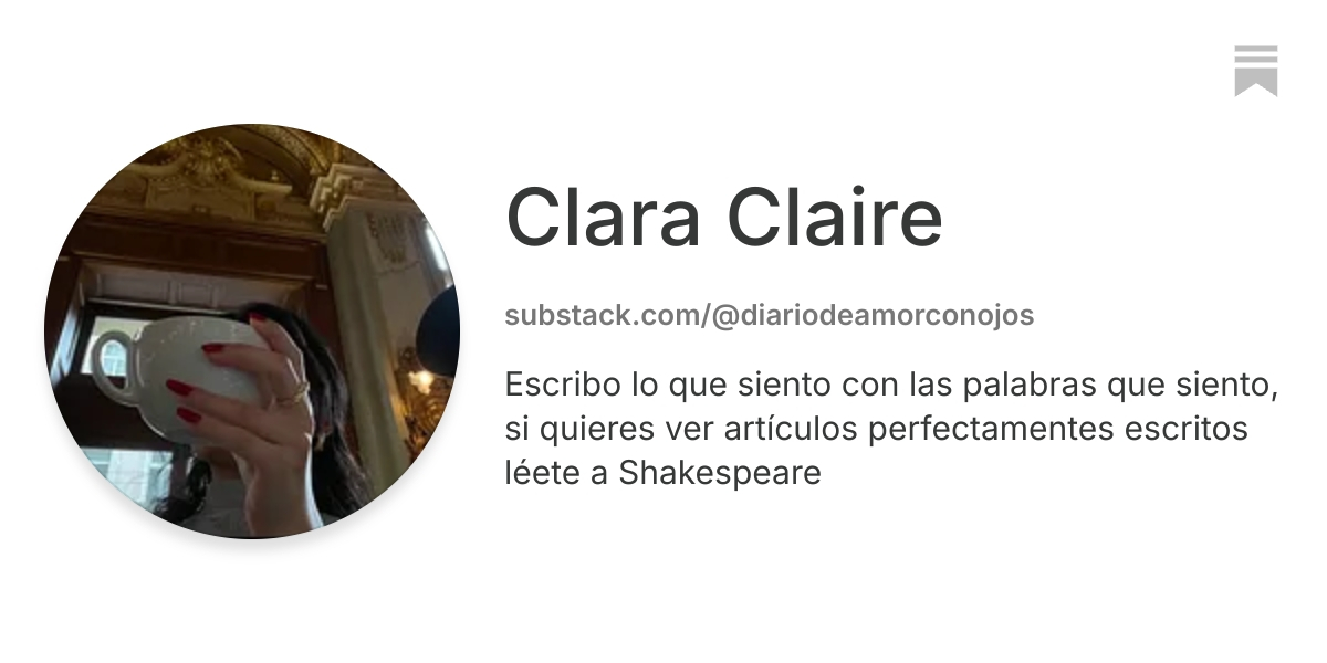 Diario de amor con ojos | Substack