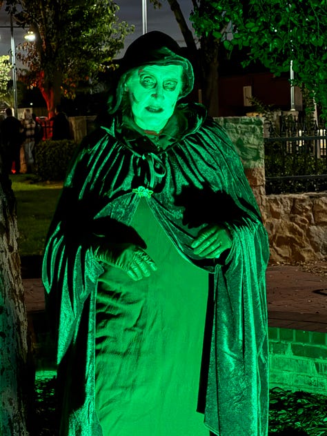 Actors perform various scenes from Santa Paula's haunted history.