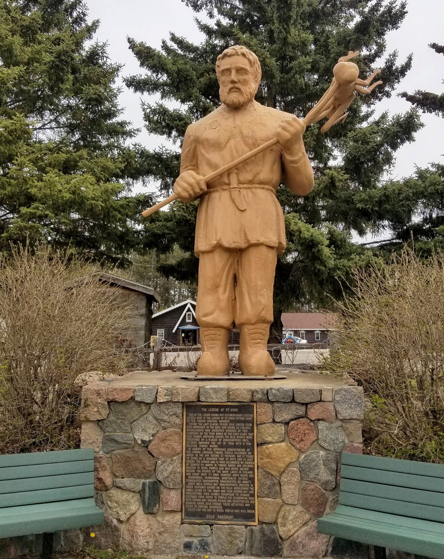 Statue to Saint Urho