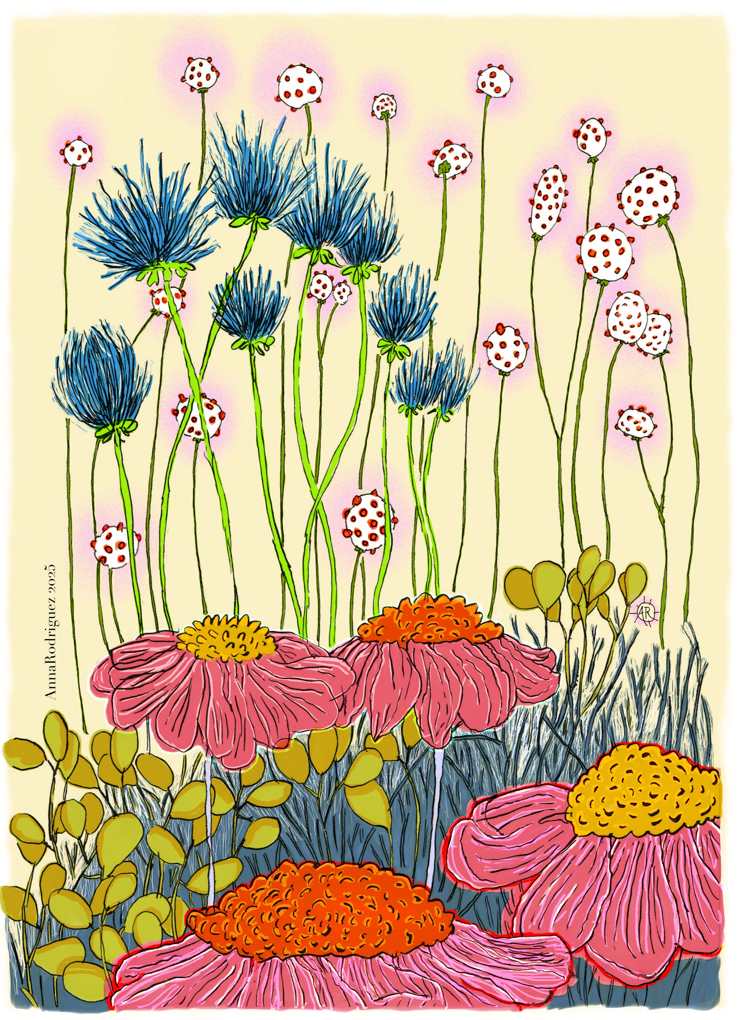 Adding Color to a Drawing from my Sketchbook