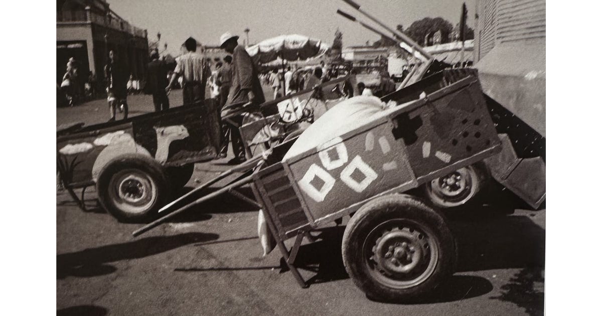 Archive image - Painted carrossa in Marrakech