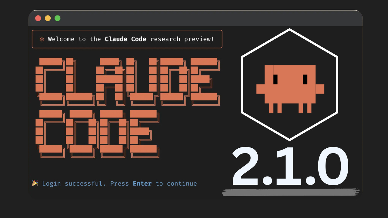 Claude Code 2.1 Is Here — I Tested 16 New Changes (Don't Miss This Update) | by Joe Njenga | Jan, 2026 | Medium Claude Code 2.1 Is Here — I Tested 16 New Changes (Don't Miss This Update) | by Joe Njenga | Jan, 2026 | Medium