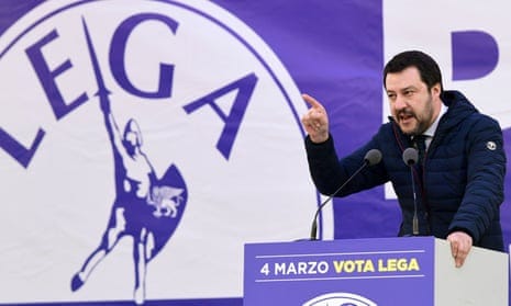 Matteo Salvini extends Northern League's appeal as far south as Sicily |  Italy | The Guardian