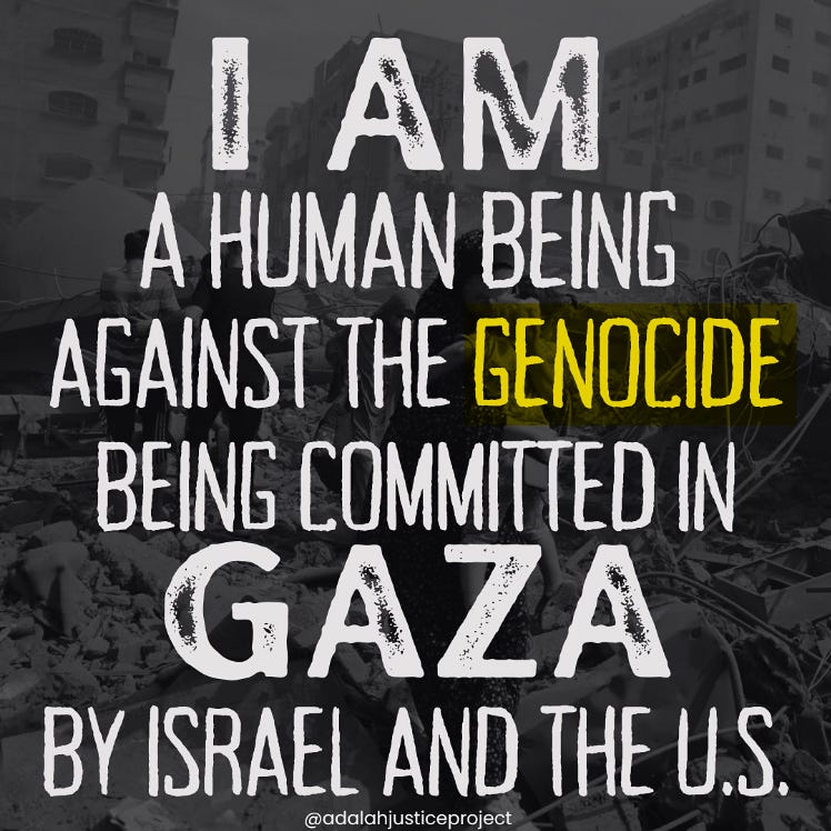 A graphic by the Adalah Justice Project, published Oct. 14, 2023, two weeks before the IDF’s ground operation began
