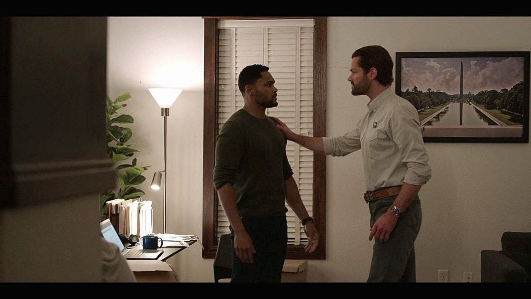 Walker Jared Padalecki feeling up Trey leading to his sexual harassment suit at the CW 3.12. Walker Jared Padalecki feeling up Trey leading to his sexual harassment suit at the CW 3.12.