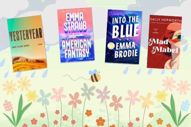4 book covers of new spring 2026 books