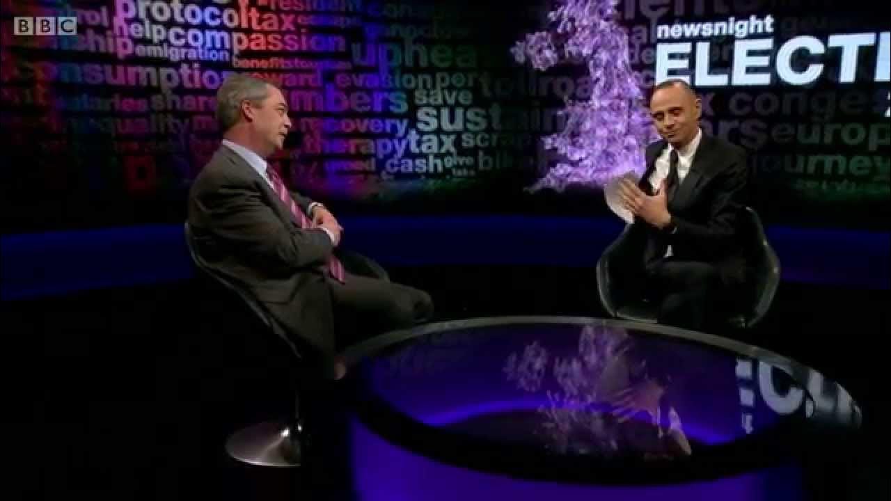 Nigel Farage interview on Newsnight, 12th Feb 2015 - YouTube