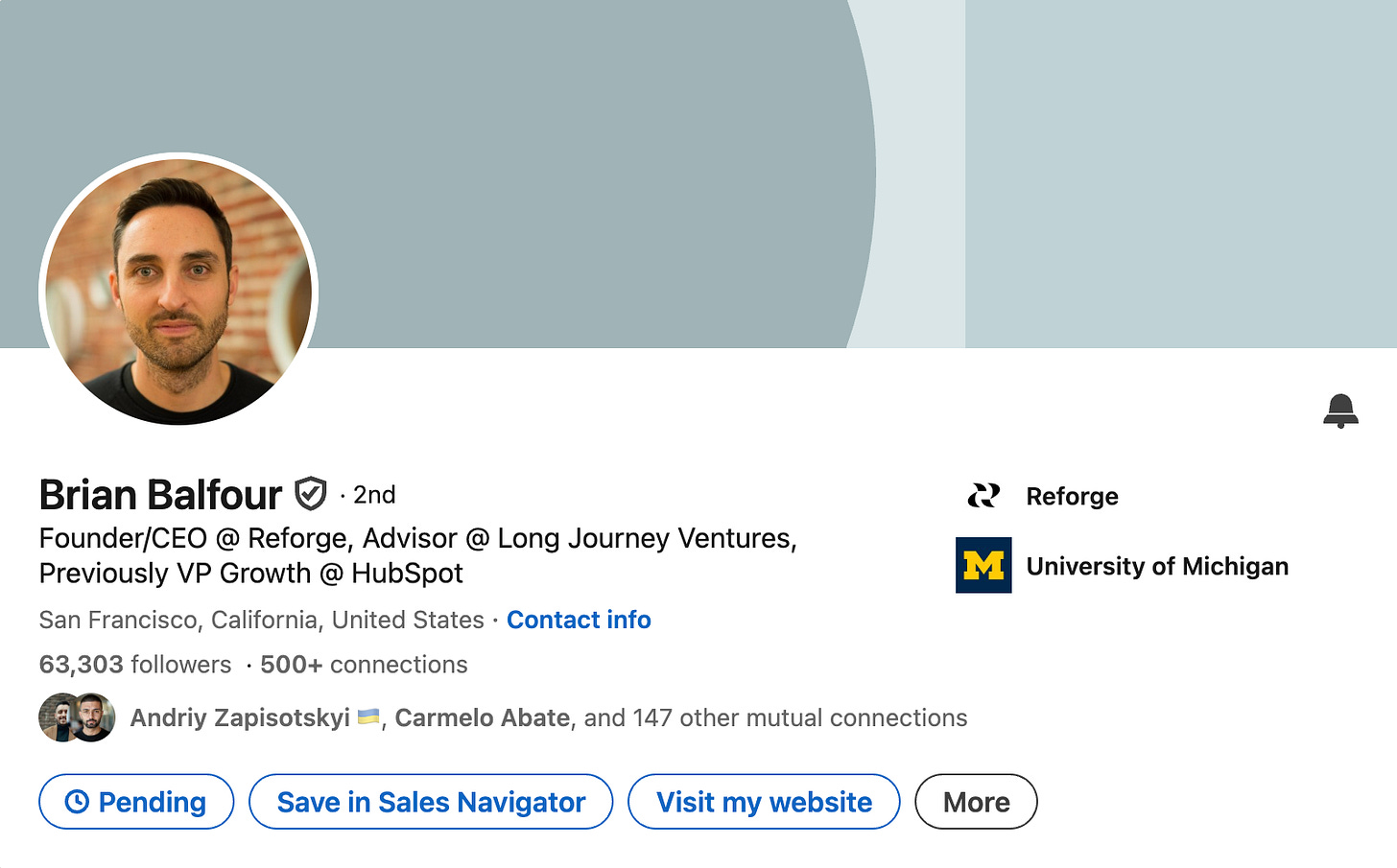 brian balfour b2b influencer