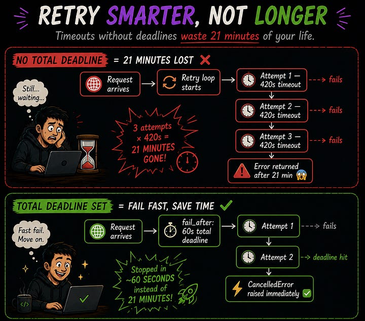 Retry smarter for faster results Retry smarter for faster results