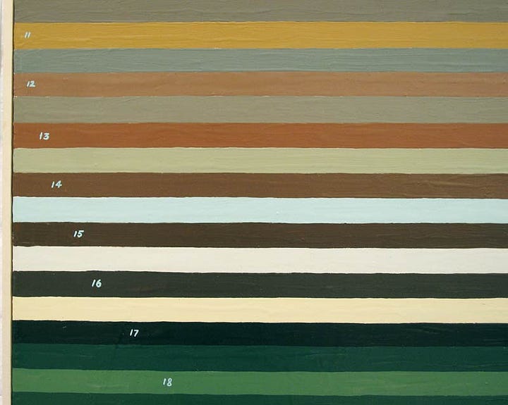 striped painting by ©Steve Butcher 2007