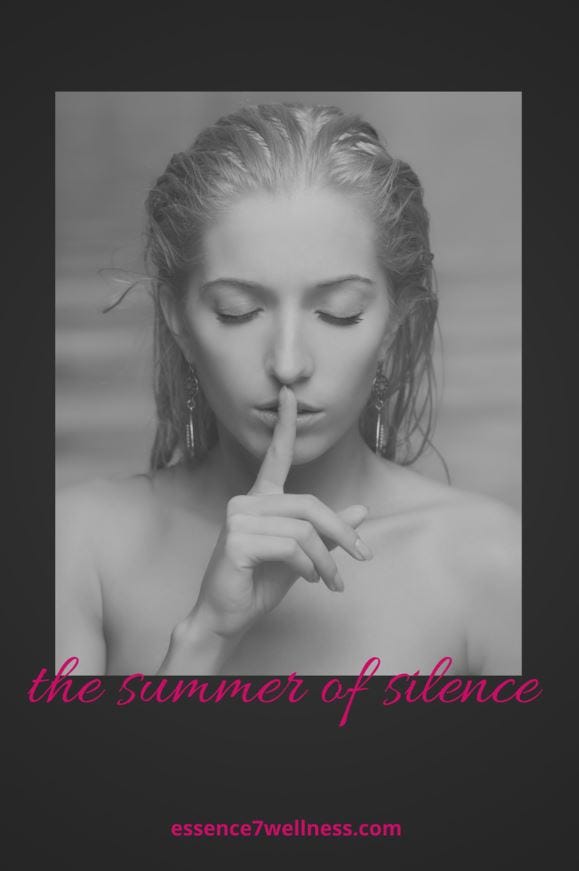 the summer of silence