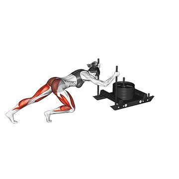 Power Sled Push: Full-Body Conditioning Power Sled Push: Full-Body Conditioning
