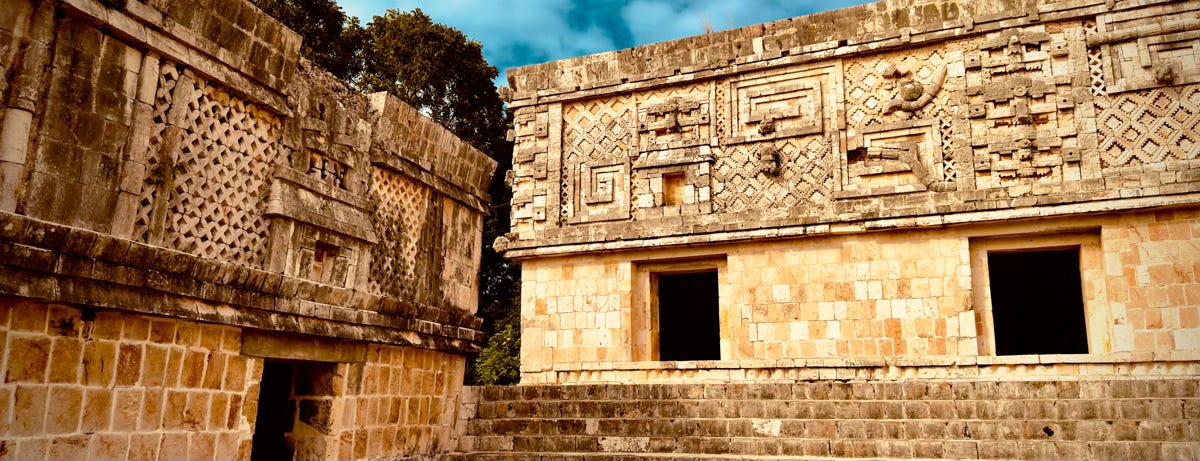 Exploring the Mayan ruins of Uxmal, Yucatán, Mexico⁩