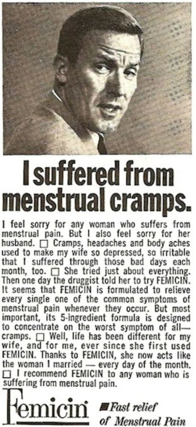An ad depicts a woman pressured to maintain youthful beauty, not for herself, but to impress her husband's boss. An ad depicts a woman pressured to maintain youthful beauty, not for herself, but to impress her husband's boss.