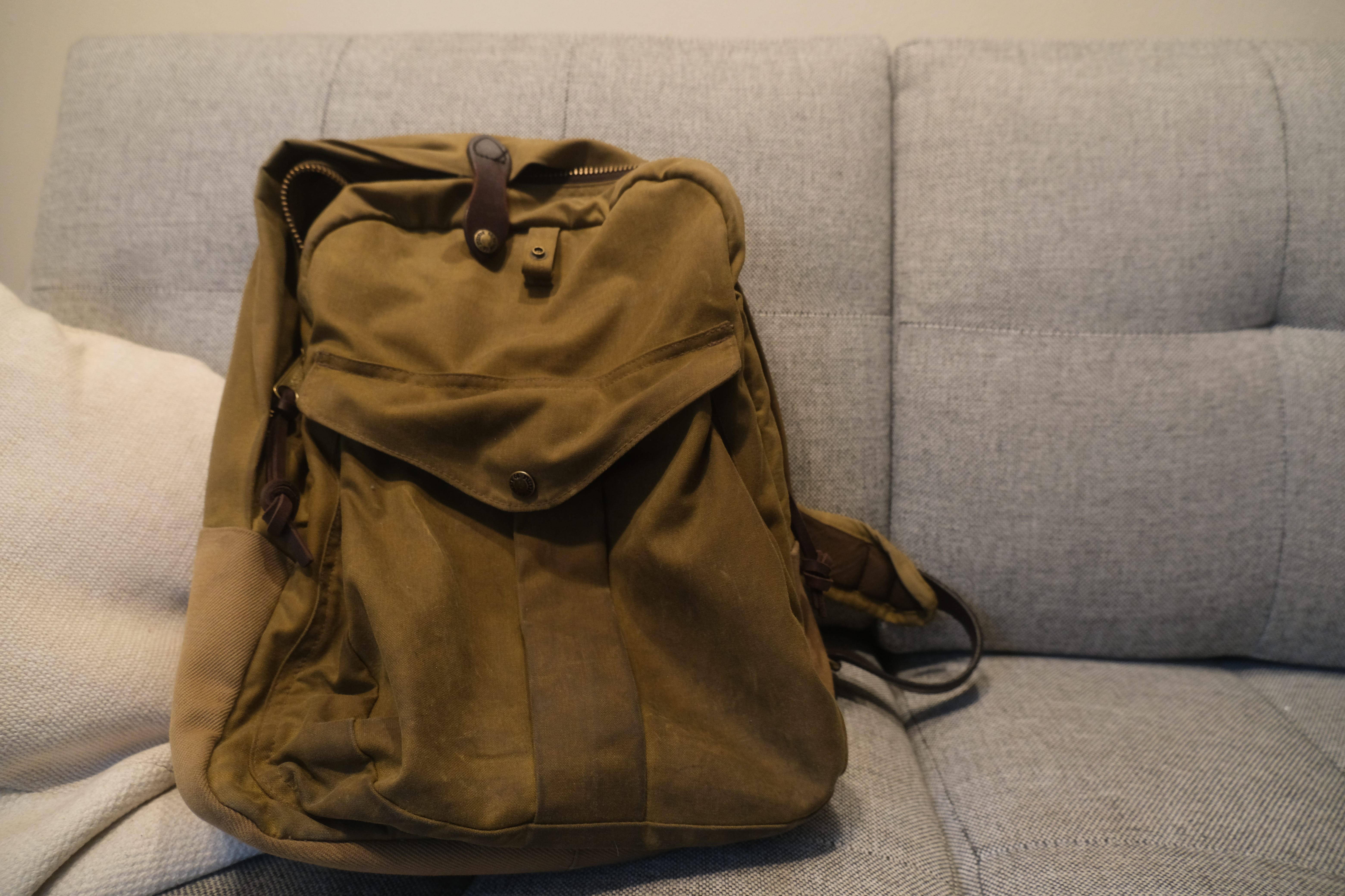 You should buy the Journeyman Filson backpack
